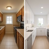 Home staging cuisine : avant/après bluffant